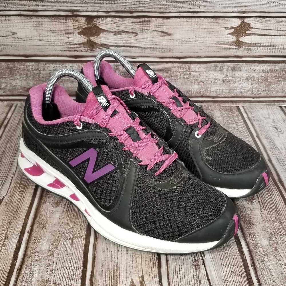 NEW BALANCE True Balance Women's 8.5 B WW855WB Running Shoes Black Purple